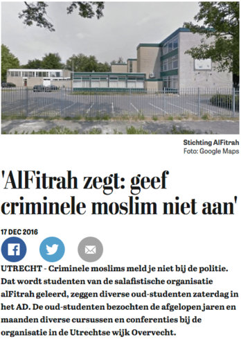 Geef je niet aan Telegraaf